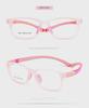 Children's Ultra-Light Silicone Myopia Glasses Frame 9017ET - TR Material, Small Frame for Boys and Girls