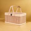 Chinese Style Bamboo Basket Natural Picnic Basket Egg Container  Mid-Autumn Festival