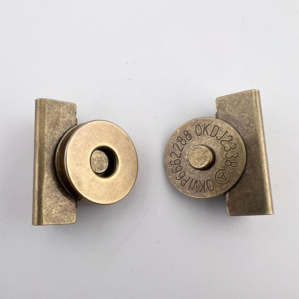 Plum Blossom Magnetic Snap Buttons: Hand-Sewn Invisible Male-Female Magnets (100 pcs)