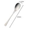 Nagao Japanese-Western Style Dinner Spoons, Set of 12, 18-8 Stainless Steel, Made in Japan