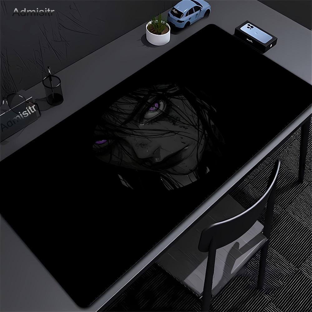 Gaming Mouse Pad HD Print Dark Girl Large Mousepad XXL Rubber Desk Mat for Gamer Desktop Decoration Lock Edge Cool  Mause Mats