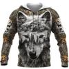 Wolf Mikiny s potiskem Pánské 3D Mikiny Značka Mikiny Bundy Kvalitní svetry Móda Tepláky Animal Streetwear Out