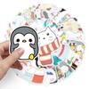 10/30/50pcs Funny Cute Winter Animal Stickers Cartoon Penguin White Bear Sticker Water Bottle Luggage Phone Graffiti Decals Pack