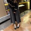  Spring new pleated women's shoes Mary Jane single shoes flat big head shoes wide fat feet large size women's shoes