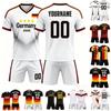 Customizable Two Piece Soccer Jersey Set Lightweight Breathable Fabric Athletic Fit Sportswear for Training and Matches
