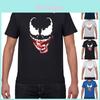 Hochwertiges Comic-T-Shirt mit Venom-Spider-Man-Motiv für Herren, kurzärmelig, ideal für lässiges Cosplay