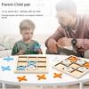 Children's Logical Thinking Mental Board Game Parent-child Early Education XO Chess Puzzle Toddler Toys Wooden