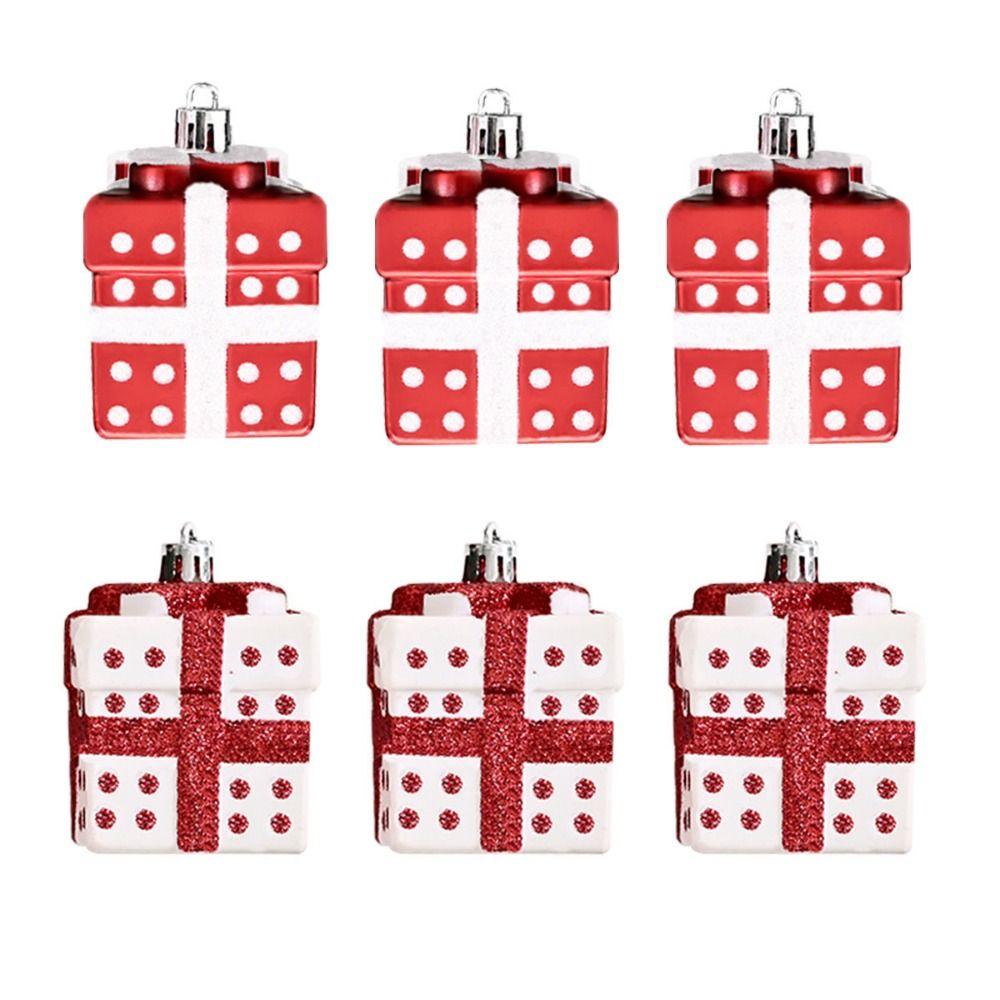 Small Pendant Christmas Tree Decorations Red Ornaments Christmas Tree Pendant Christmas Ball Home