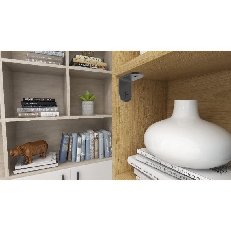 50 KOMPLETÓW Kątowniki, kątowniki L, kątowniki ze stali nierdzewnej, małe wsporniki kątowe do dekoracji domu