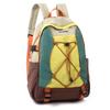 Outdoor Contrast Backpack Large Capacity Lightweight Travel Backpack Sport Schoolbag