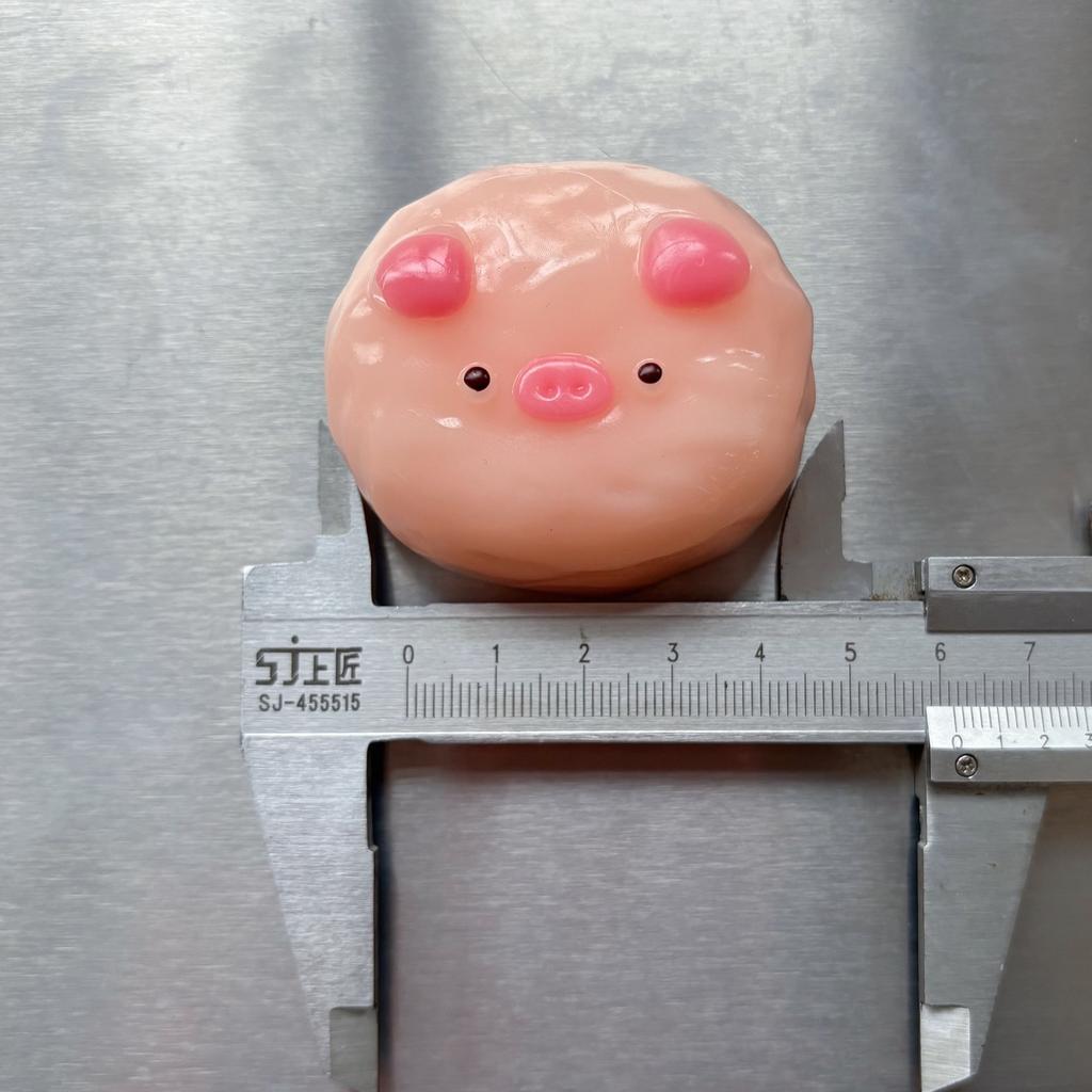 1 Pcs Cute Pink Pig Squishy Toy Sticky Slow Rising Sensory Stress Relief Squeeze Toy for Autism Anxiety Fidget Toy