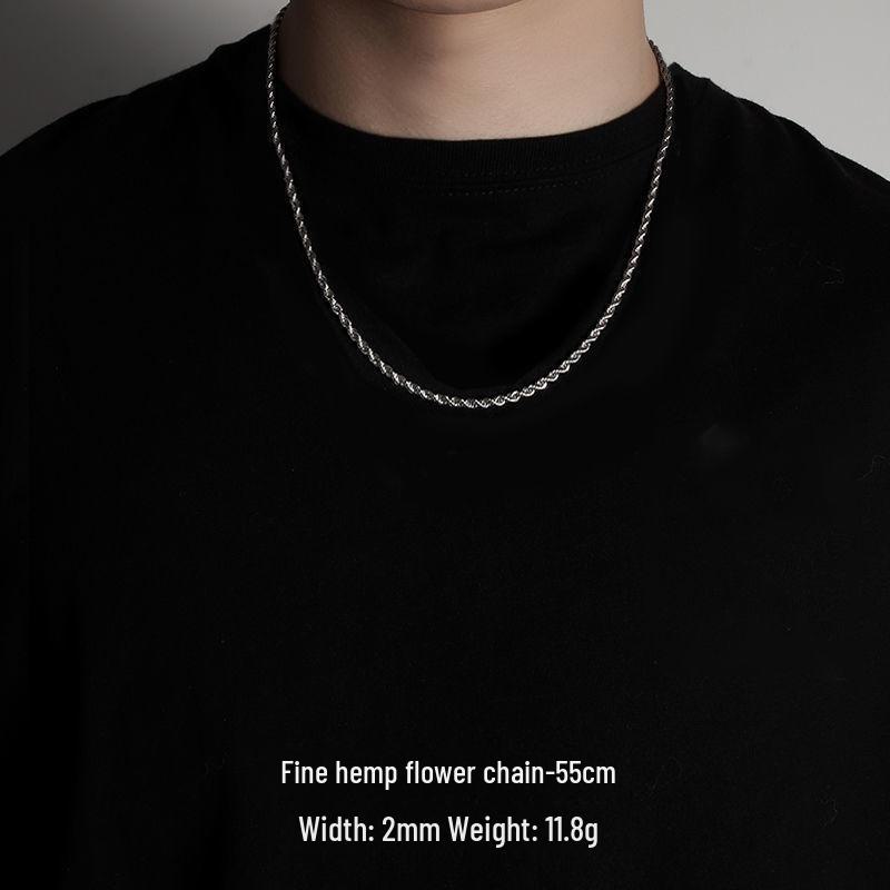 

Ожерелье из титановой стали в стиле хип-хоп на ключицу для мальчиков — модное, простое, не выцветает, универсальное