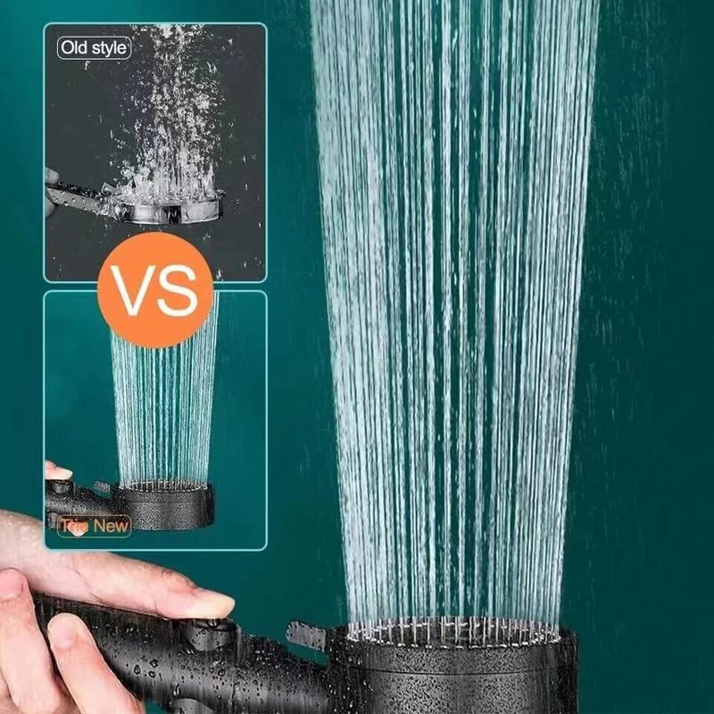 High Pressure Shower Head 5 Modes Adjustable Showerheads Bathroom Accessories with Hose Water Saving One-Key Stop Spray Nozzle