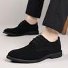 Fashion High Quality Mens Business Dress Shoes British Style Men Leather Dress Oxfords Shoe New Trend Pu Leather Men's Walking  Shoes