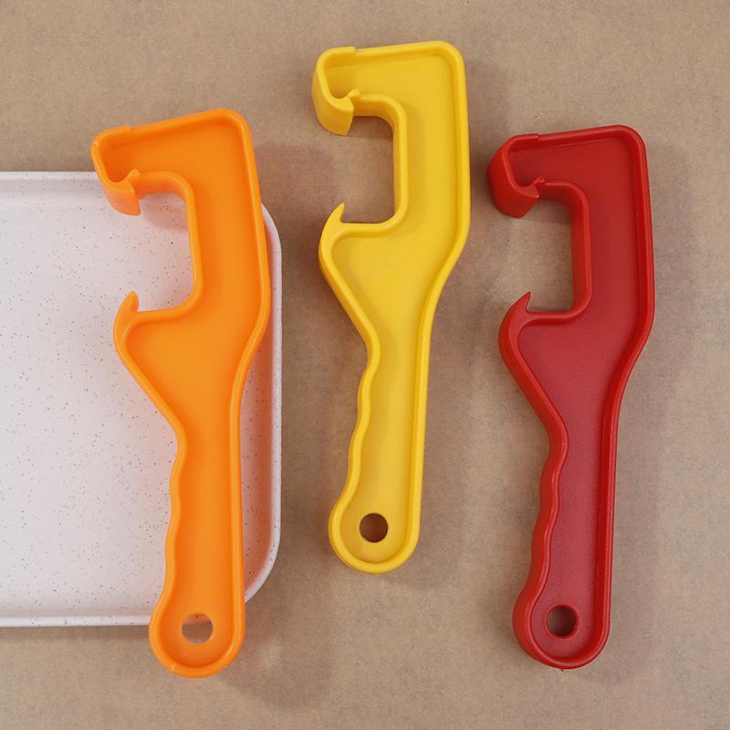 Manual Plastic Can Opener For Gallon Honey Bucket Pail Cap Paint Barrel Lid Removal Wrench Household Labor Saving Opening Tool