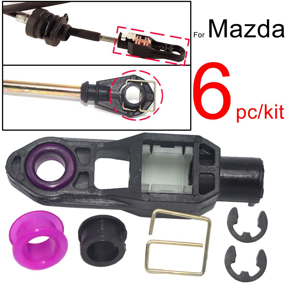 For Mazda2 Mazda3 Mazda6 CX3 CX5 CX7 CX9 CX-30 CX-50 Tribute Automatic Gearbox Shift Cable Linkage Bushing Gear Shifter Lever Selector End Rod Connect