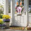 Realistic Design Bunny Bottom Wreath Fresh Decoration Reusable Wreath  Outdoor Decoration