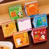 1 Piece  Stationery Desk Calendar School Office Supplies Sticky Notes Memo Pad Inspirational Text Notepad Calendar