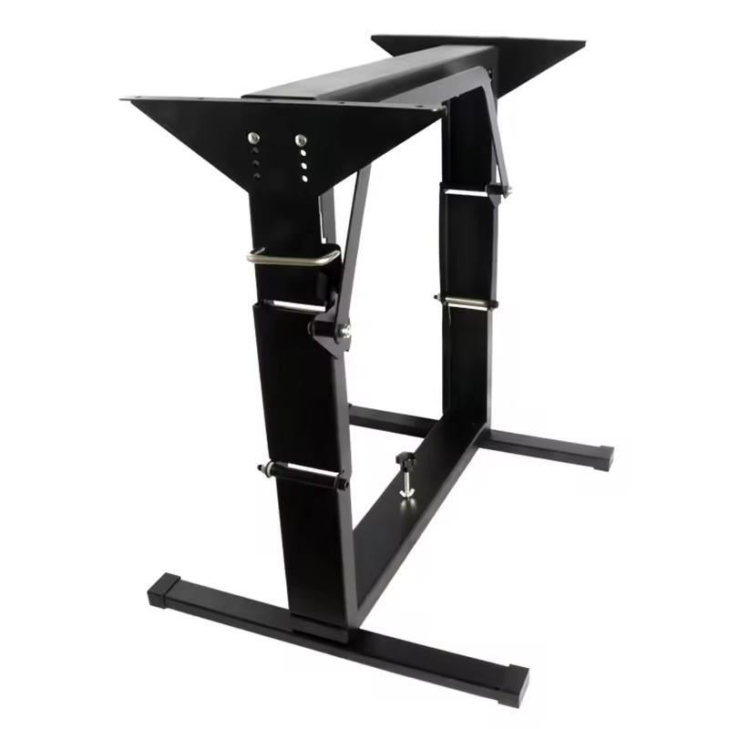 Adjustable RV Table Leg Folding RV Modified Camping Carrying Convenient Iron Foldable Table Frame Table Legs Lifting Legs чёрный