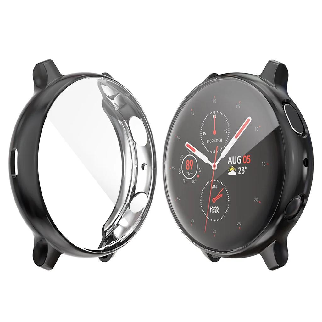 Case for Samsung Galaxy Watch 6 5 4 40mm 44mm Screen Protector TPU All-Around Bumper Protective Cover for Active 2 40/44mm