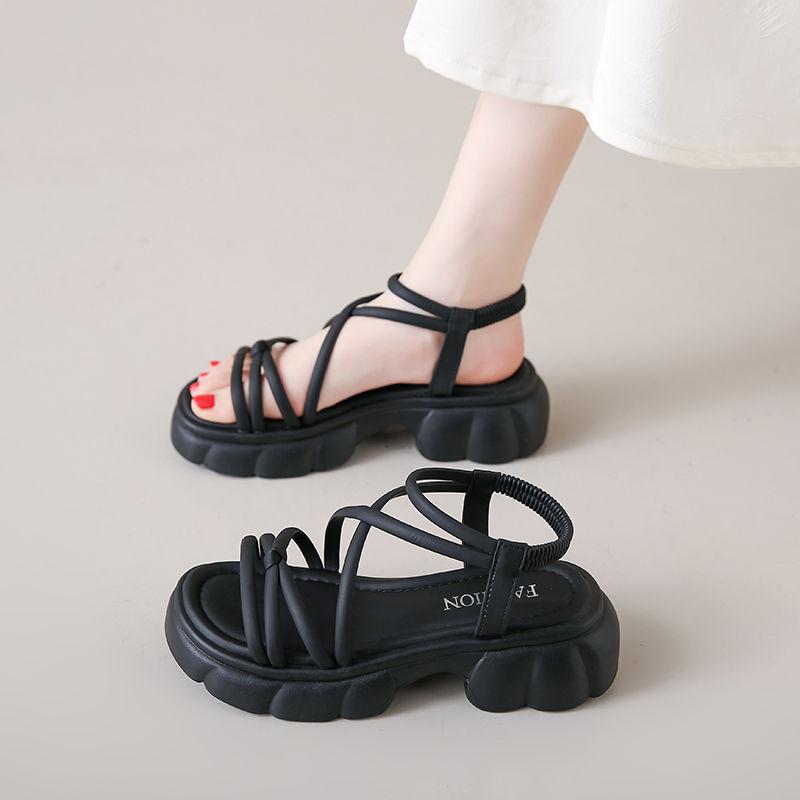 Beach Outdoor Platform Women's Sandals Roman Style Summer 2025 Offers High Quality Trending Comfortable Luxury Ladies Shoes Sale