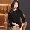 Women's High-Quality Wool Sweater - Simple Loose Knit Pullover for Autumn/Winter