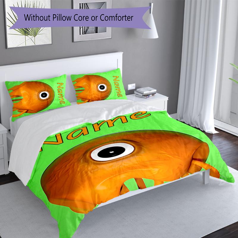 3pcs Custom Name Garten Of Banban Set,Includes 1 Duvet Cover and 2 Pillowcases,All-season Bedroom Decor