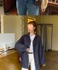 Women's Retro Korean-Style Corduroy Shirt - Long Sleeve, Loose Fit, Hong Kong Chic