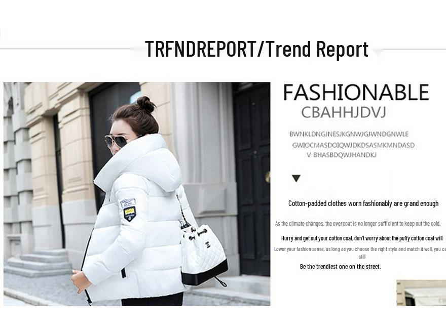 2024 Damen Schlankmachende Kurze Baumwolljacke - Verdickt, Vielseitiger Wintermantel