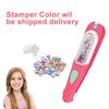 Hair Gem Stamper Kit 24pcs Hair Gem Sticker DIY Bling Hair Jewel Applicator No Glue Reusable Shining Hair Accessories