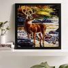 New Arrival 5D DIY Full Circle Diamond Painting "Elk" Embroidery Cross Stitch Home Decor Gift