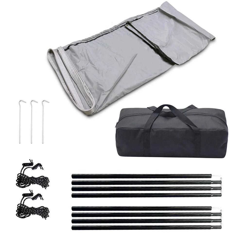 Tendalino Tenda Parasole da Campeggio per Caravan Motorhome Camper con Attacco a Passante 3x2.4m Accessori Durevoli per Camper