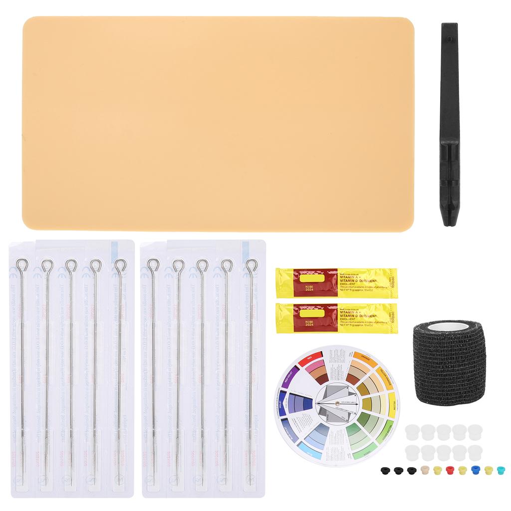 DIY Tattoo Hand Pen 7RL Tattoo Needle Practice Skin Bandage Repair Agent Tattoo Kit