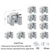 Stainless Steel Wall-Mounted Mop and Broom Holder, Punch-Free Clip for Bathroom Storage