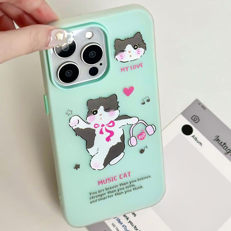 Zhitai 16Pro Jelly Skin Case for iPhone 11, 12, 14 Pro Max (Cartoon Design)