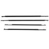 4 Pcs Car Door Belt Moulding Weatherstrips Outside Window Seal Belt 75710-47021 for Toyota Prius 2010 to 2015 75730-47021