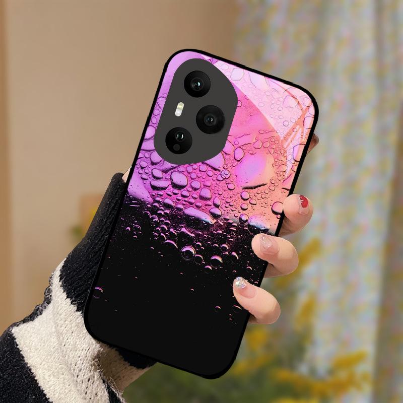 Tempered Glass Phone Case For Honor 400 Pro Honor400 Lite 5G Cover Luxury Painted Hard PC Fundas Shockproof Protective Shell