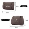fxrp5 Napa Leather Headrest and Lumbar Support For Alfa Romeo 156 159 4C 8C 166 Giulia Giulietta Mito Stelvio Spider GT Tonale Disco