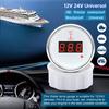 Red Light 0~120℃ Water Temp Meter+Sensor Digital Water Temperature Gauge with Alarm for Car Marine Yacht Boat 12V 24V ized