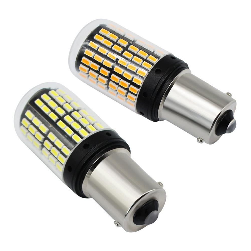 2Pcs Bulbs 3014-144SMD Led Lamp For Turn Signal Light 1156 1157 7440 7443 3156 X5B4