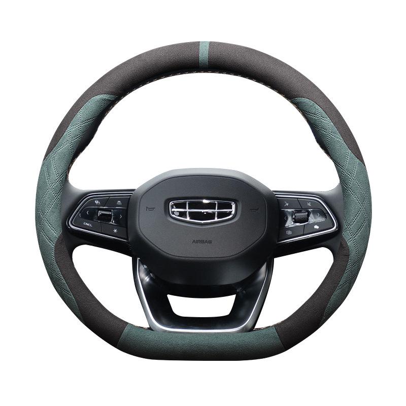 Geely ICON, Xingyue L, Xingrui, Emgrand GS, Hao Yue L, Binrui, Bin Yue Suede Steering Wheel Cover (All-Season)