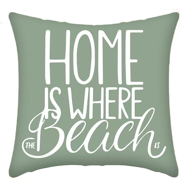 Small Fresh Throw Pillow Case, Pillow Case, Living Room Sofa Back Cushion Cover, Short Plush Pillow Case