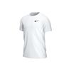 Lauftraining Schnelltrocknend Sport Rundhals Kurzarm T-Shirt Herren Tops Weiß DB4230-100