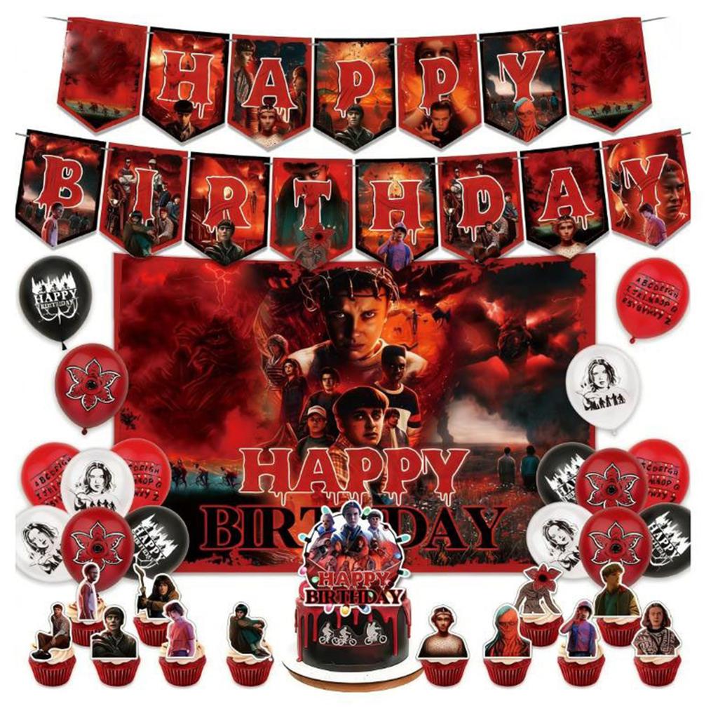 Geburtstagsfeier Dekorationen, Banner, Flaggen, Kuchenflaggen, Geburtstagssets