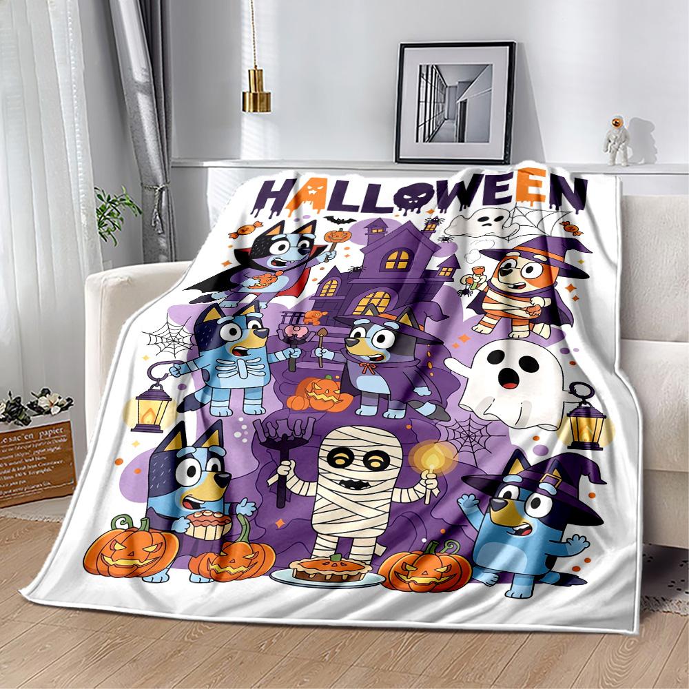 Halloween Night Adventure Blanket Warmthful Decor Suitable for Sofa Office Chair Seaside for All Seasons Modern Perfect Gift for Relatives and Friends