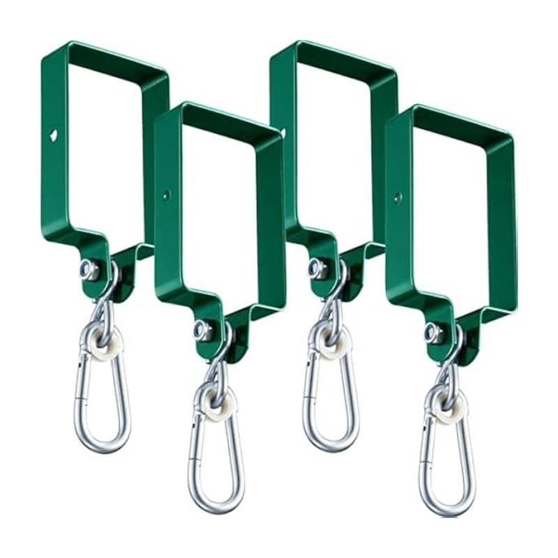 Heavy Duty Swing Hook Hangers Swing Mounting Hardware Strong Metal Extension Mounting Brackets for Tree Hanging