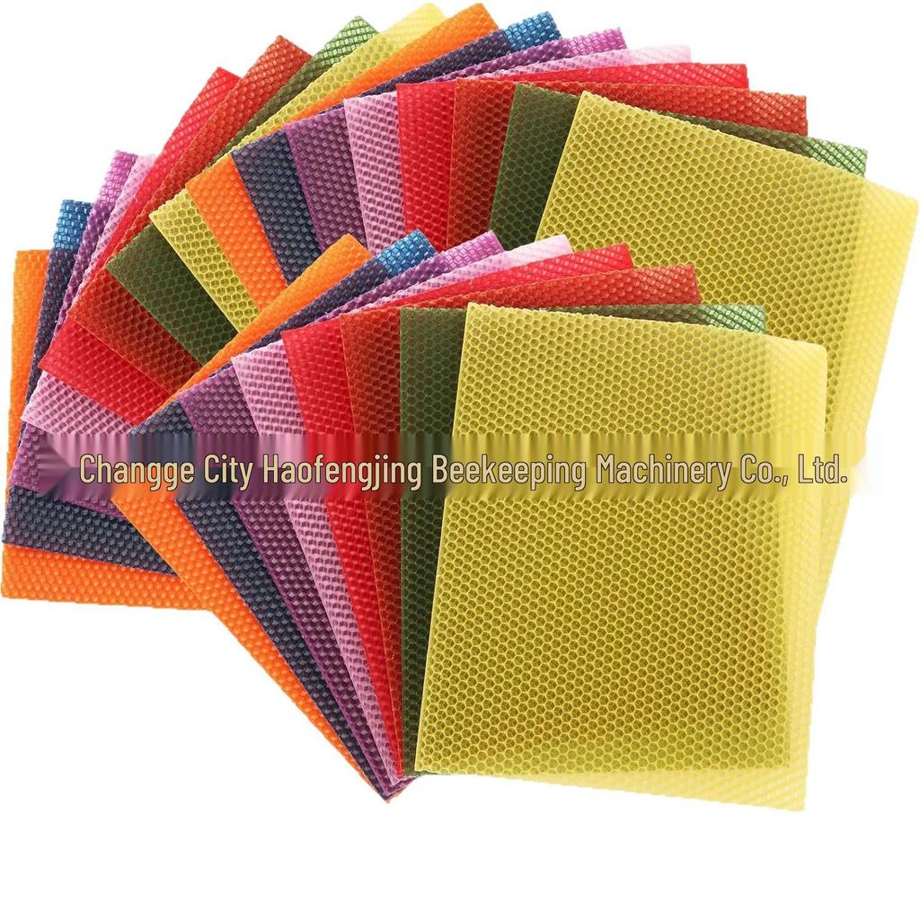 20x25cm Beeswax Sheets for DIY Hand-Rolled Candles, Natural Home Decoration, Party Supplies, 8 Colors, 3 Sheets Each