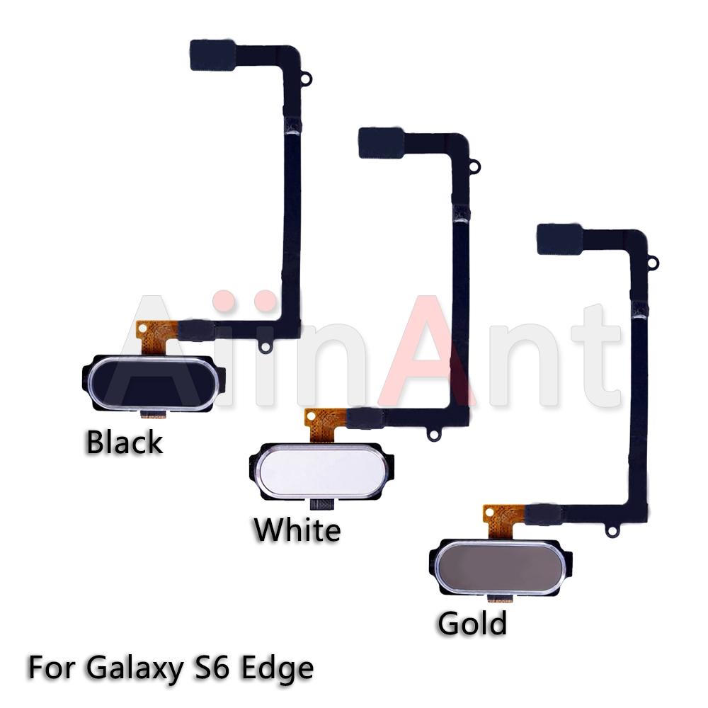 Aiinant Home Button Touch ID Fingerprint Sensor Flex Cable For Samsung Galaxy S5 S6 Edge Plus + Mini G920F G925F G928F G900F