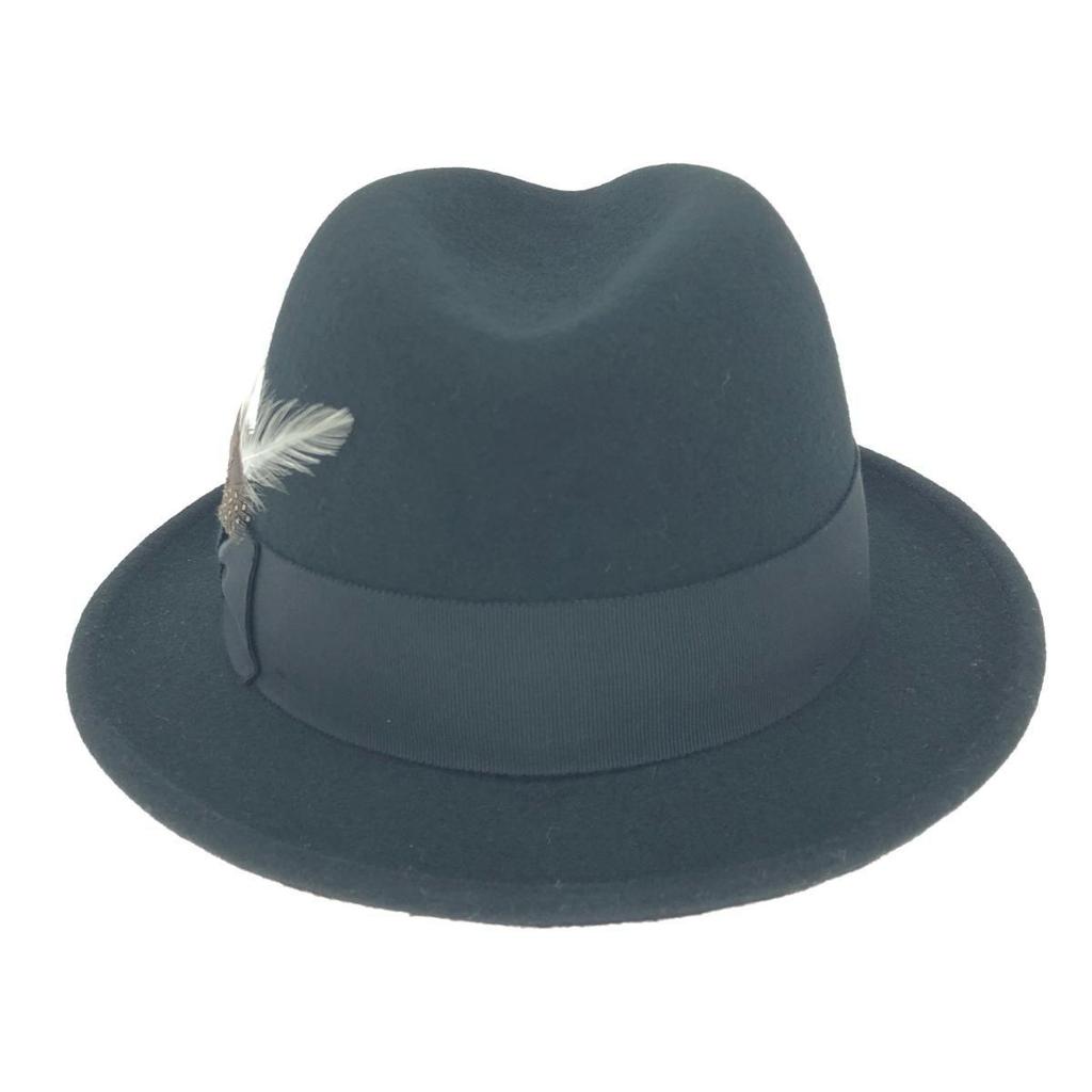 Used Stetson Folded Hat Wool Black Men's / 240001183960
