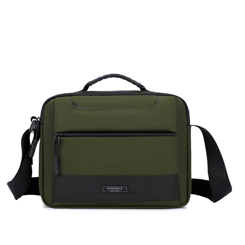 

Мужская водонепроницаемая одноплечевая сумка кроссбоди - многофункциональная спортивная повседневная сумка 29 x 10 x 20 зелёный